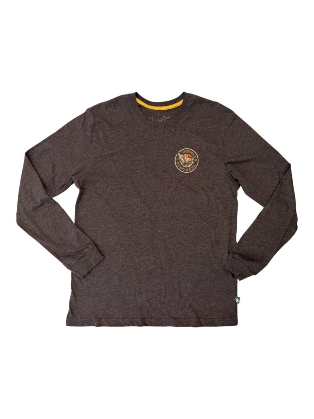 Howler Brothers Osprey & Pike Select Long Sleeve Tee Espresso Heather Men's M